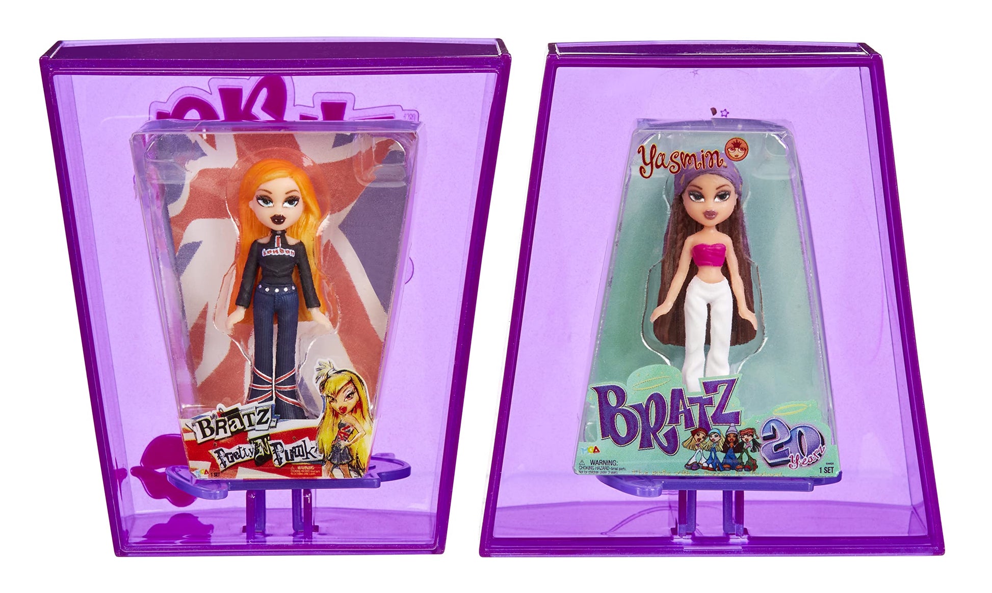 MGA's Entertainment Miniverse Bratz Y2K Nostalgia Flashback Minis Edición Limitada - Surtido Aleatorio - 2 Mini Muñecas Bratz y Embalaje de Sorpresa para exhibir la Muñeca, 6+ años