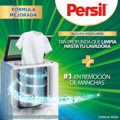 Persil Detergente Gel Universal 6.64L - 96 Cargas | Acción profunda, aroma fresco, biodegradable, toda la ropa, tecnología alemana