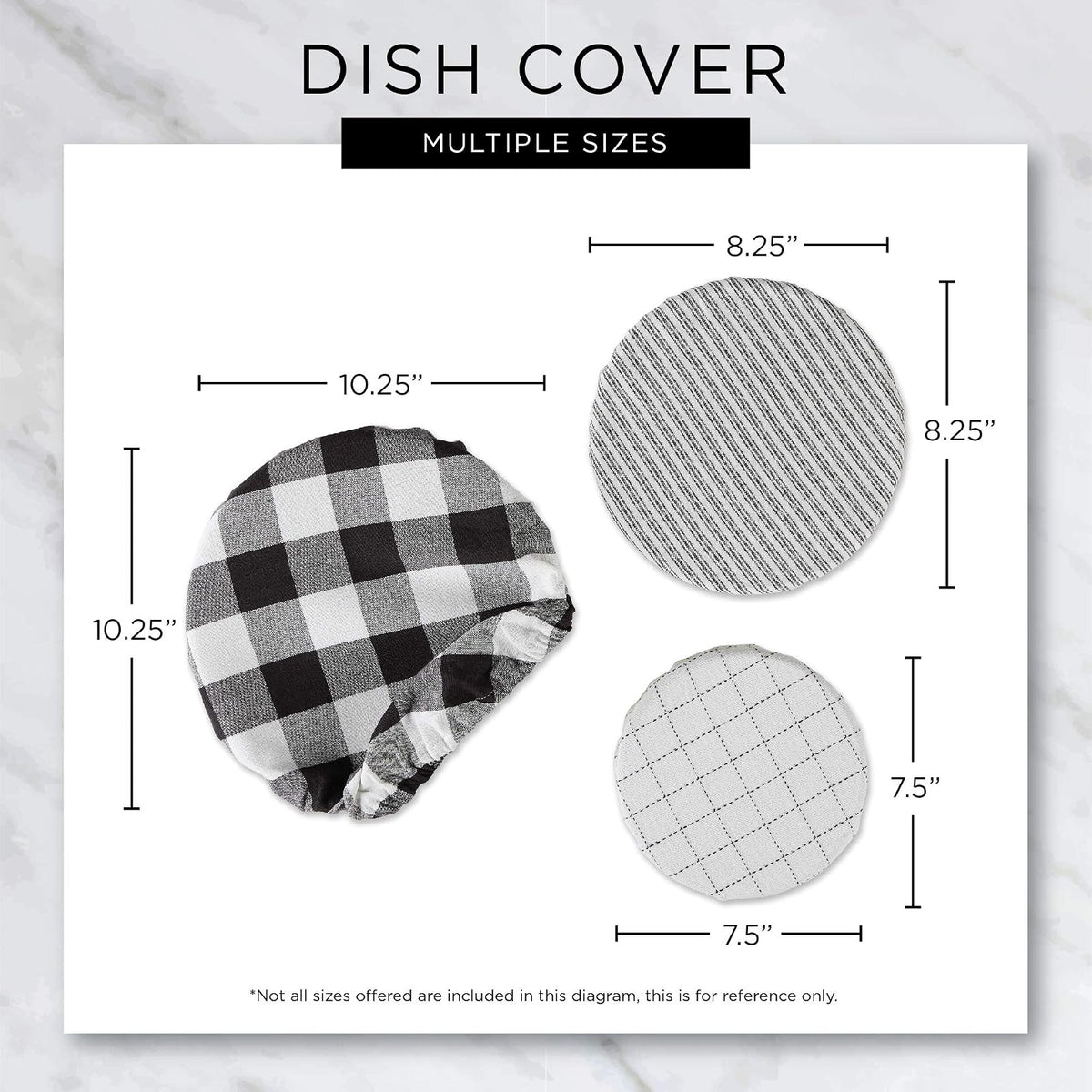 DII Farmhouse Basic Kitchen Collection - Juego de fundas tejidas para cuencos, piedra, 3 piezas