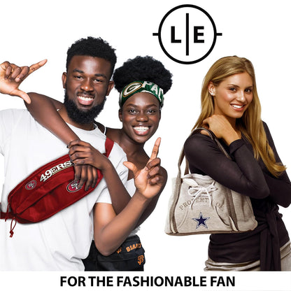 Littlearth NFL - portafolios organizadora Suave de guijarros para Mujer, portafolios con Cierre de Cierre, muñeca, 4 x 7.5 x 1 Pulgadas, Color del Equipo