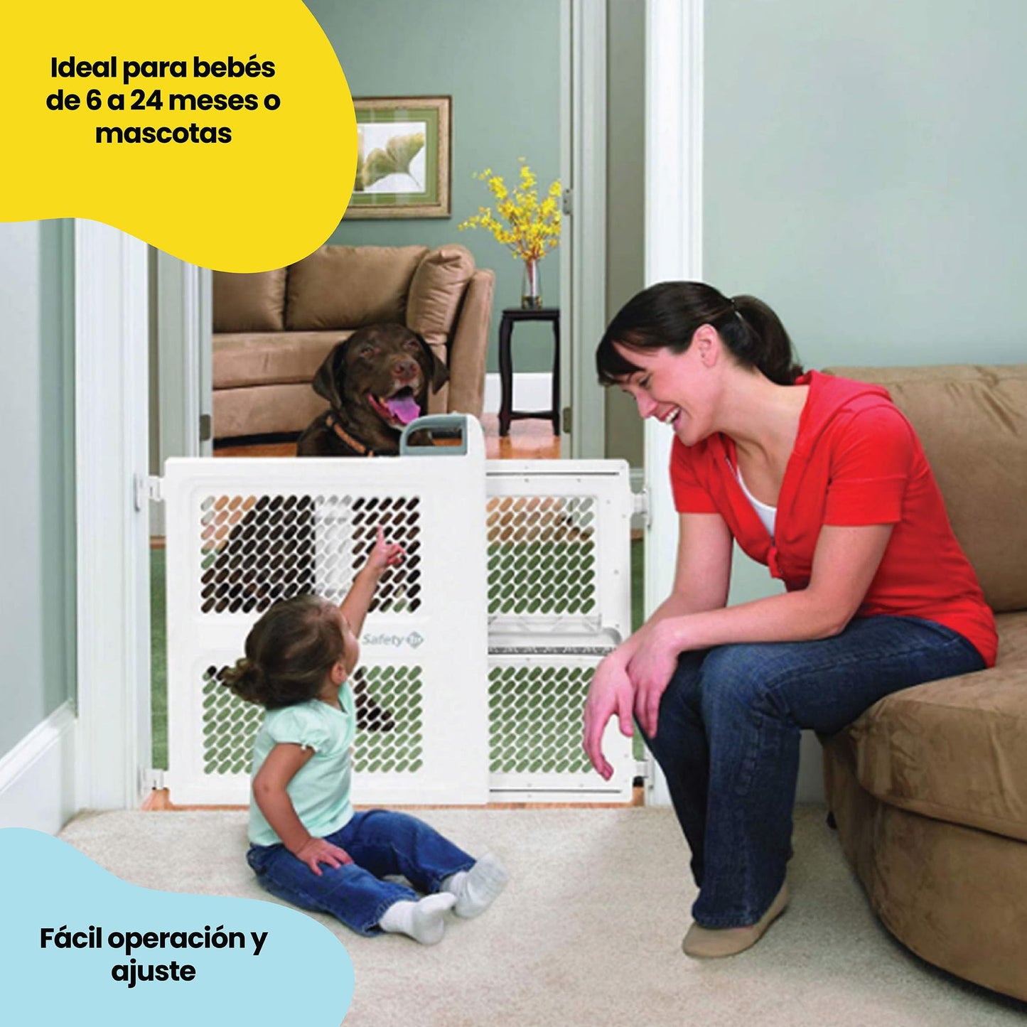 Safety 1st Puerta Lift Lock And Swing Dual Mode - 70 x 7 x 75 cm