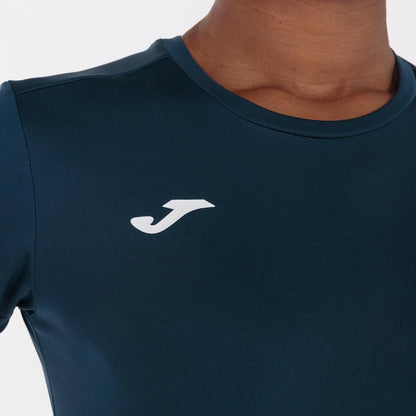 Joma Camiseta Deportiva Manga Corta Mujer, XS - 3XL - Mantiene Seco el Contacto con el Cuerpo, Ideal para Running o Gym - Combi