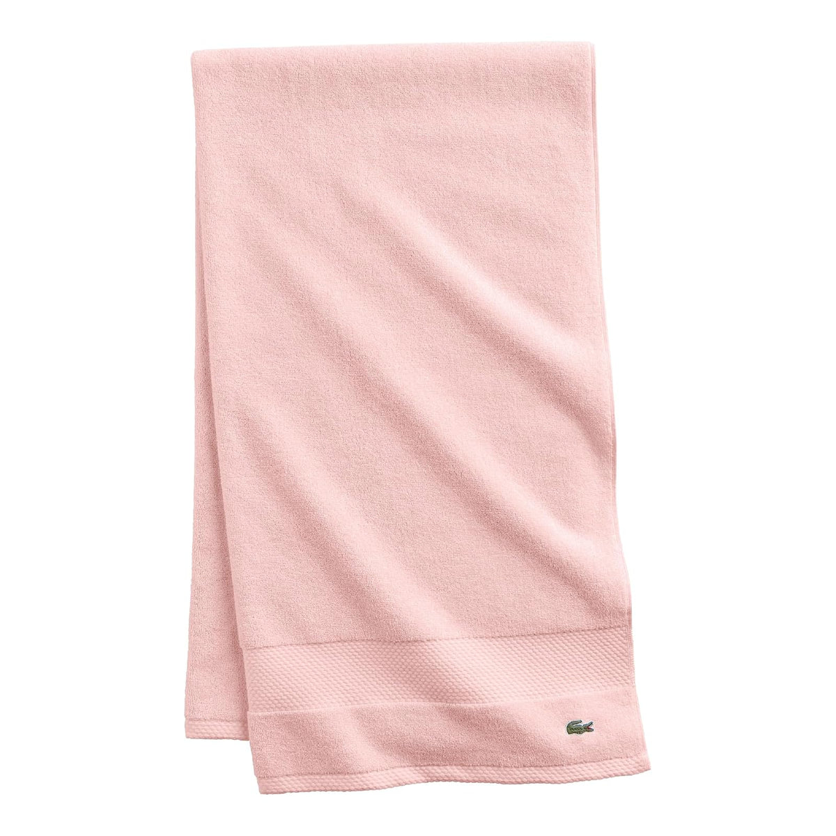 Lacoste Heritage Supima Toalla de Algodón - Bath Sheet 35x70 - Rosa claro