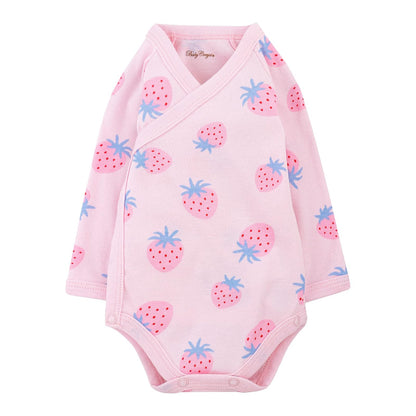 Baby Creysi Pañalero Cruzado Manga Larga Tejido Cárdigan - 9 Meses - Rosa