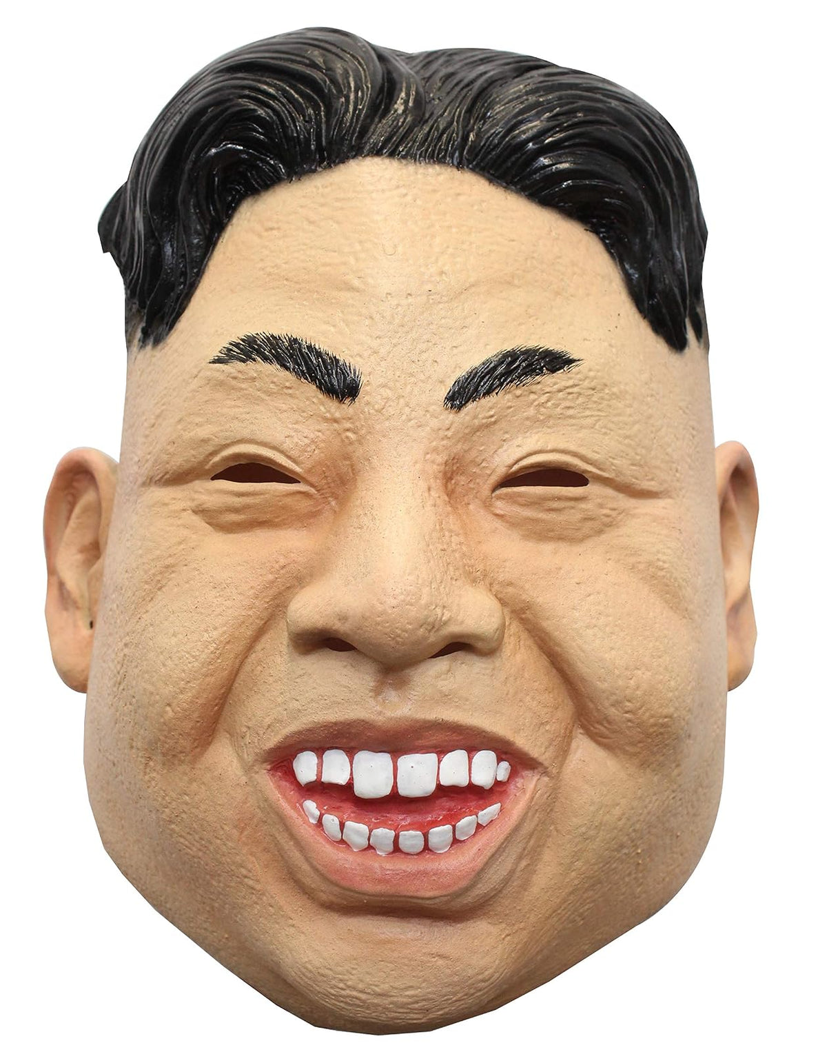 Ghoulish Productions Máscara de Imitación de Kim Jong-Un Lider de un país del Norte, Mascaras de Halloween de Personajes y Famosos Ideal para Halloween y Fiestas de Disfraces