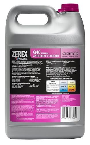 Zerex G40 Concentrado Anticongelante/Refrigerante 1 GA