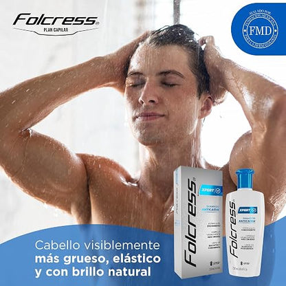 Folcress Xpert Shampoo Anticaída Libre de Sulfatos y Parabenos Grisi 250 ml