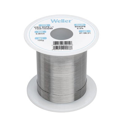 Weller WSW SnPb Alambre de Soldadura 0,5 mm Sn60Pb40 100 g