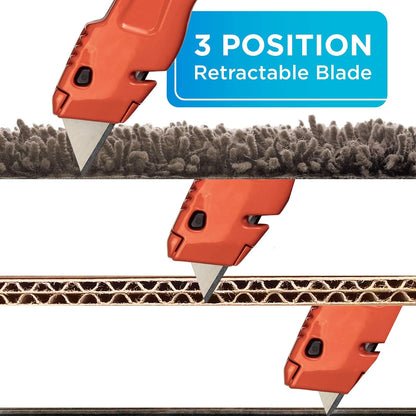 beyond by BLACK+DECKER Cuchillo utilitario, retráctil, hoja de cambio rápido, paquete de 2 (BDHT1039495APB)
