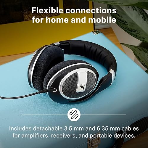 Sennheiser HD 599 Special Edition - Audífonos abiertos y circumaurales, ‎Alámbrico, Exclusivo de , Negro