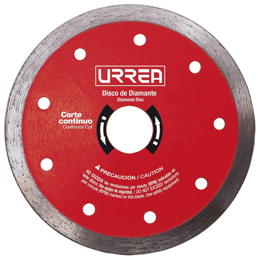 Urrea DDIC7 Disco de Diamante Uso Industrial Corte Continuo, 7"