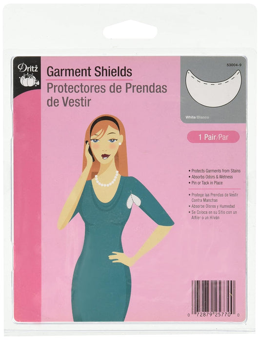 Dritz 53004-9 - Protectores de costura para ropa, color blanco