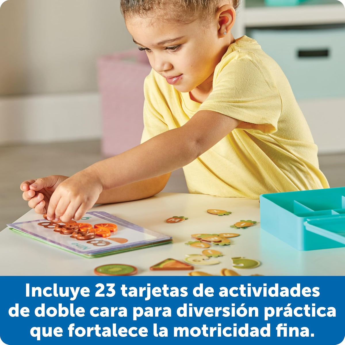Learning Resources Let's Go Bento! Learning Activity Set, 78 Piezas, Mayores de 3 años, Actividades de Aprendizaje Preescolar, Juguetes Infantiles,Comida De Juguete,Juegos de Cocina de Juguete