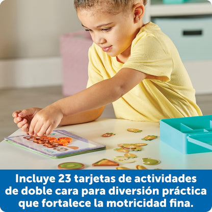 Learning Resources Let's Go Bento! Learning Activity Set, 78 Piezas, Mayores de 3 años, Actividades de Aprendizaje Preescolar, Juguetes Infantiles,Comida De Juguete,Juegos de Cocina de Juguete