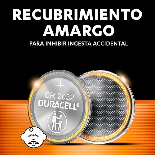 Pila Botón de Litio CR2032 - Pack x6 - Duracell Dura Más