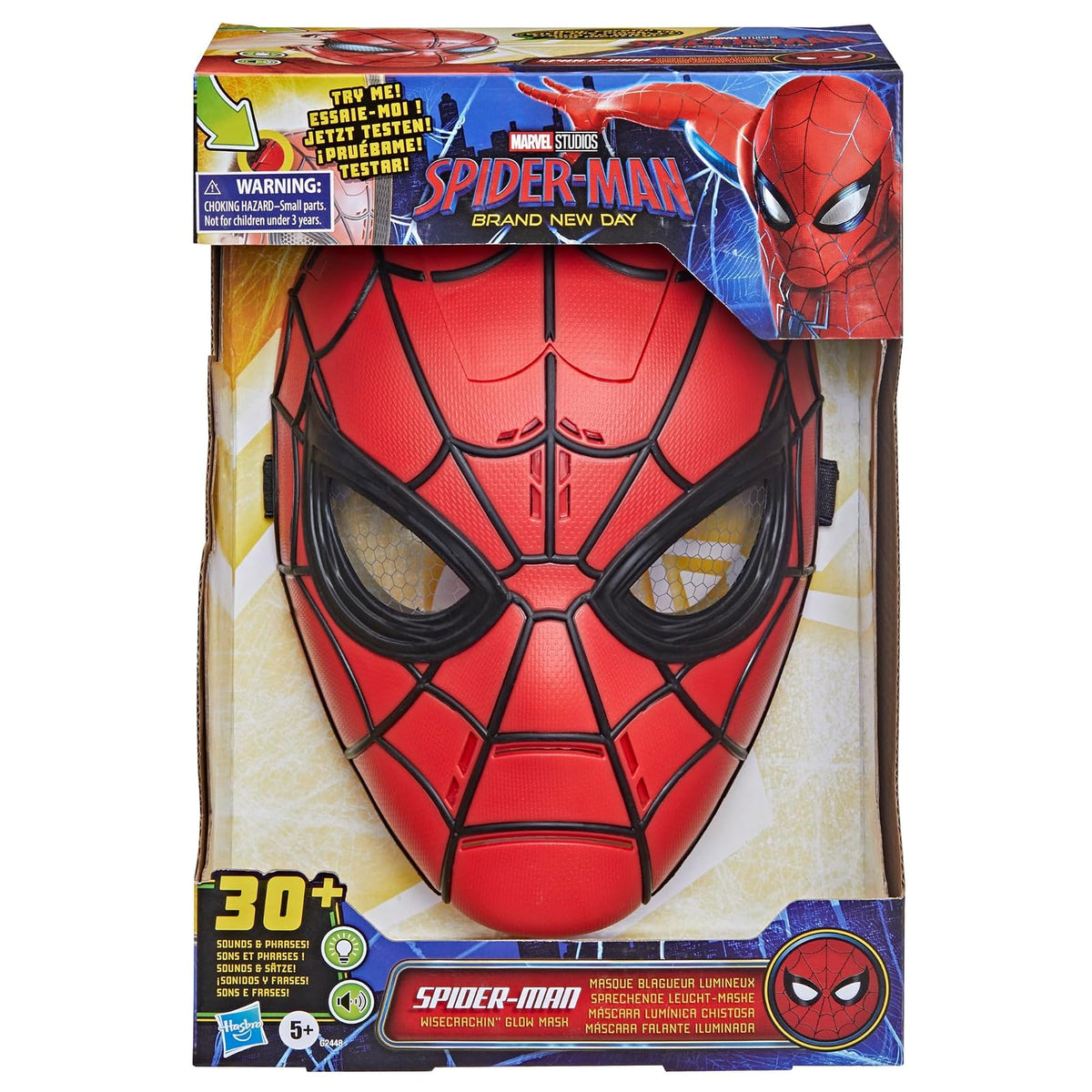 Marvel Máscara Spider-Man Brand New Day Lumínica Chistosa