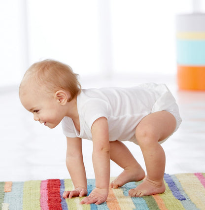 Gerber - Pantalones Impermeables para niñas, Blanco, 6-9 Meses