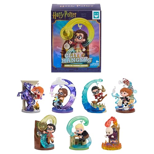 Harry Potter Happy Haul Cliff Hangers Hover Figures (Surtido), Figura Coleccionable Sorpresa en Caja ciega con Base para exhibición, 2 Pulgadas de Alto, edición Limitada, para Mayores de 8 años