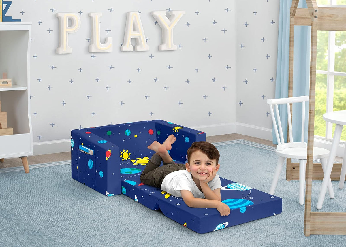 Cozee Flip-out Chair - 2-in-1 Convertible Chair to Lounger for Kids