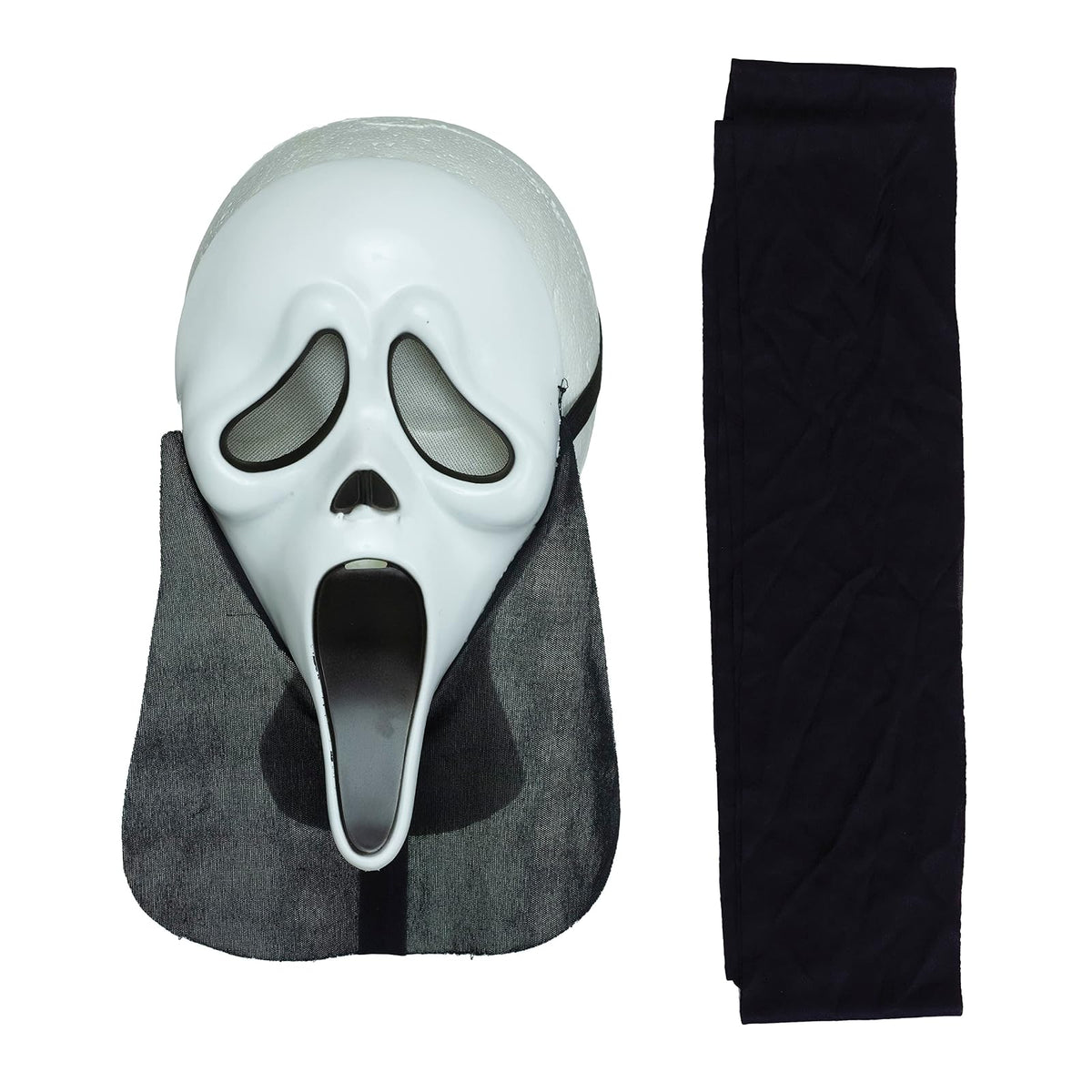 Fun World Disfraz de Grito para Adultos, Negro -, Talla única