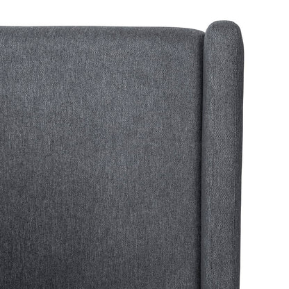 Cama Mobica Pisa Charcoal tamaño Individual Color Gris Oscuro con diseño Moderno