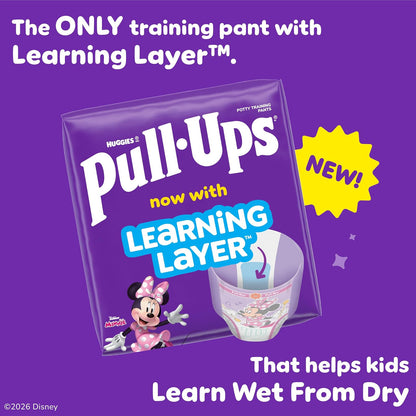 Pull-Ups Learning Designs Pantalones de entrenamiento para niñas, 2T-3T, 23 unidades