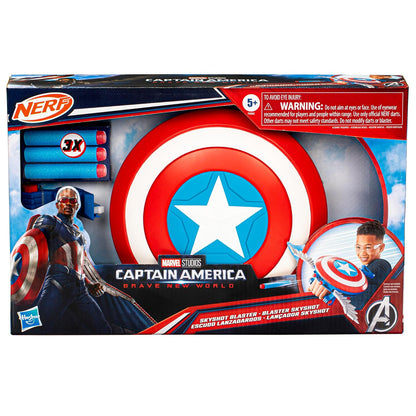 Marvel Studios - Capitán América: Brave New World - NERF - Escudo lanzadardos