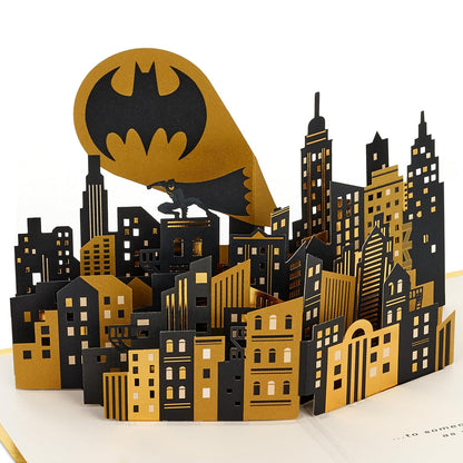 Hallmark Signature Paper Wonder Batman - Tarjeta emergente del día del padre o tarjeta de cumpleaños para él (Día épico)