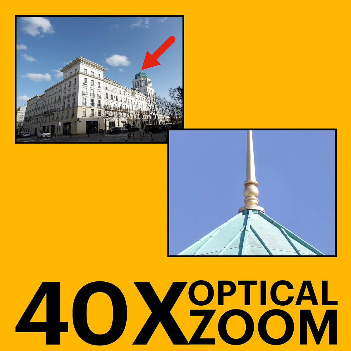 KODAK PIXPRO AZ405-BK Cámara Digital de 20 MP, Zoom óptico de 40 X, Lente Gran Angular de 24 mm, estabilización óptica de Imagen, 1080P, Full HD, Video, cámara LCD de 3 Pulgadas, Color Negro