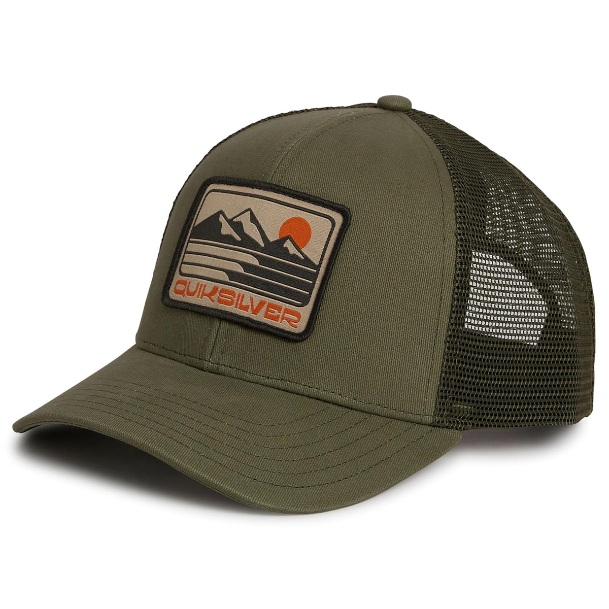Quiksilver Premium Cotton Adjustable Snap Back Logo Gorra de béisbol Hombre - Talla Única - Salvia