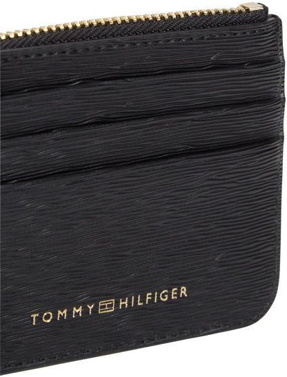 Tommy Hilfiger Cartera Cardholder para Mujer, Negro