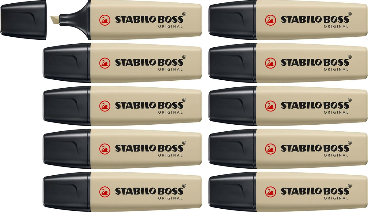 STABILO BOSS Original Marcatextos, Paquete de 10 - Verde barro