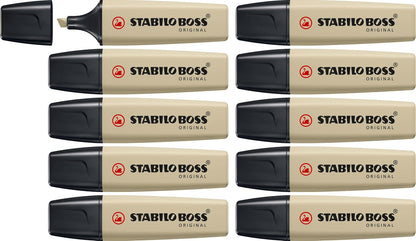 STABILO BOSS Original Marcatextos, Paquete de 10 - Verde barro