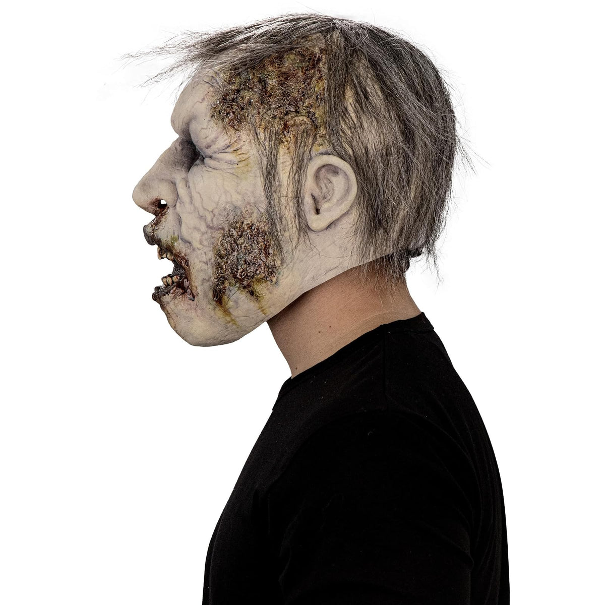 Ghoulish Productions Máscara De Látex Rotten Deceased, Accesorio Látex Cosplay Zombie Ahogado, Disfraz Aterrador para Halloween y Fiestas Temáticas, Cosplay Zombi, Diseño Artesanal
