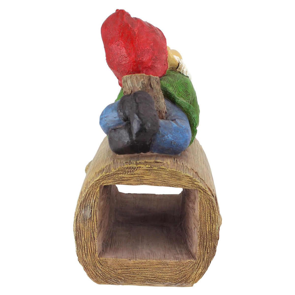 Design Toscano Estatua de gnomo de jardín – Stormy The GNOME – Gnomo Extensor de césped – Gnomo de césped