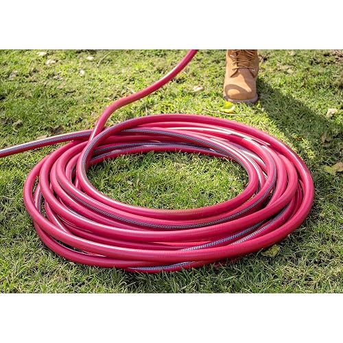 Truper MAN-25X1/2X, Manguera armada super reforzadas 4 capas, conexiones metálicas, 1/2", 25 m
