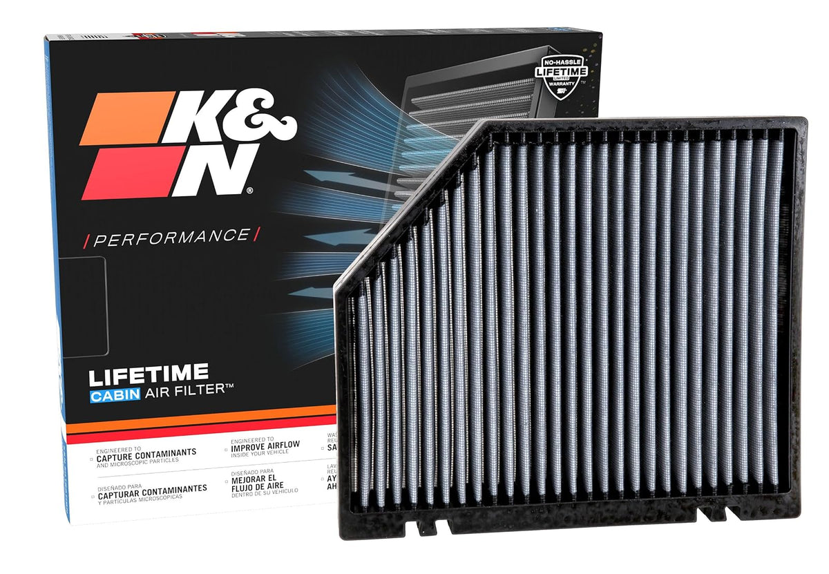 K&N Filtro de Aire de Cabina Premium, Lavable y Reutilizable - VF3009