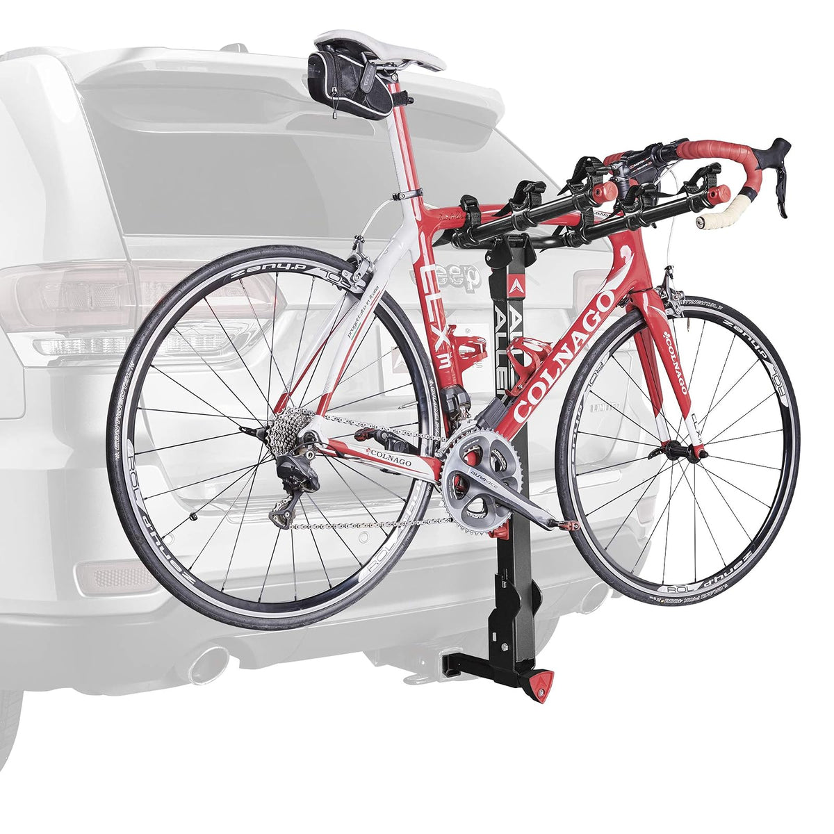 Allen Sports Deluxe+ Locking Quick Release 3-Bike Carrier for 1 1/4 in. and 2 in. Hitch, Model 830QR
