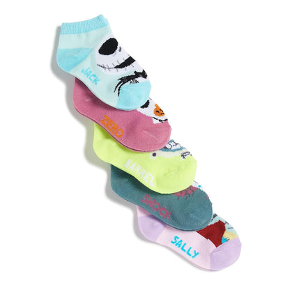 Disney Nightmare Before Christmas 5 Pack Shorty Socks Calcetines bebés unisex