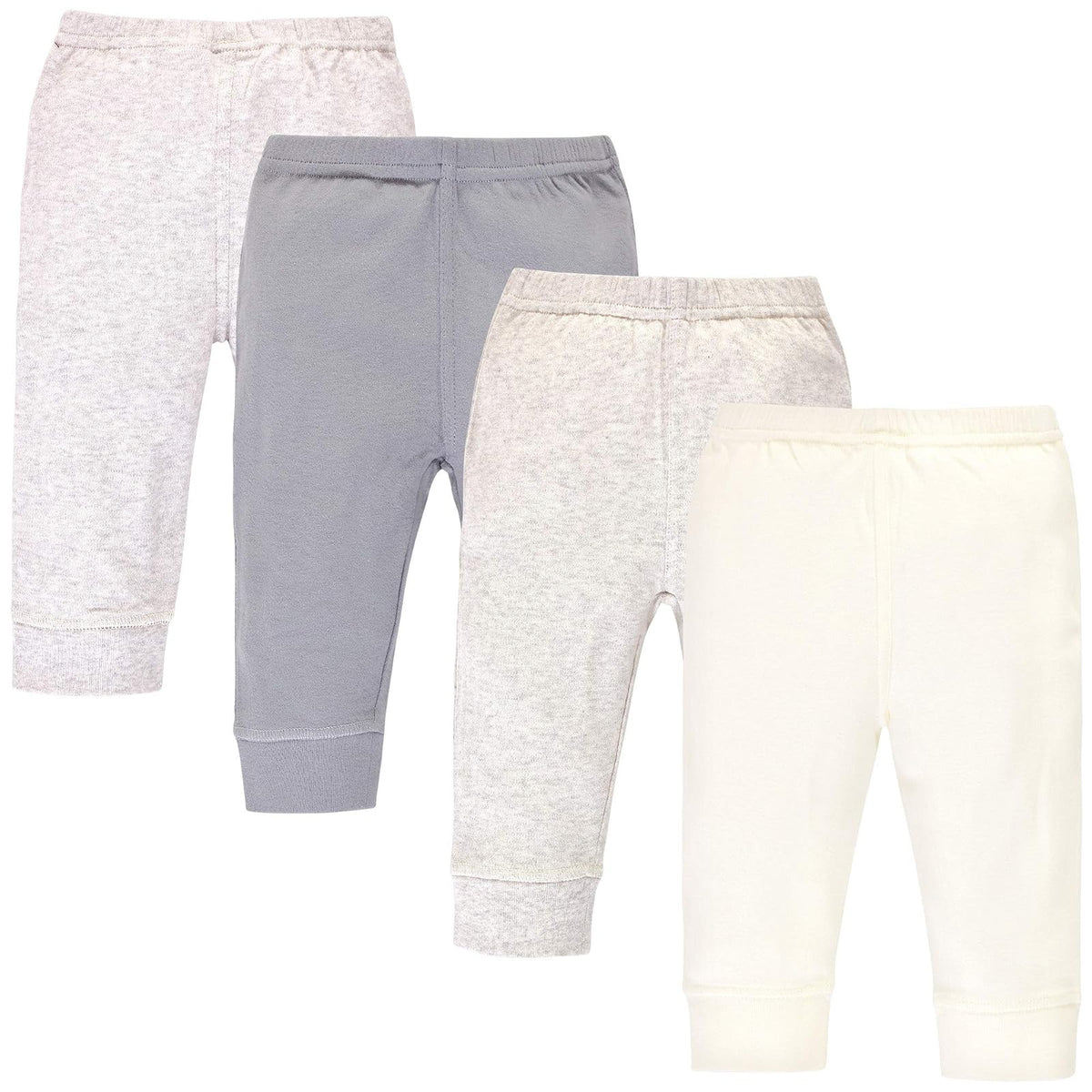 Touched by Nature Pantalones de Algodón Orgánico para Bebé - Avena gris jaspeado - 0-3 Meses