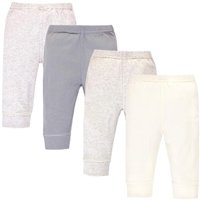 Touched by Nature Pantalones de Algodón Orgánico para Bebé - Avena gris jaspeado - 0-3 Meses