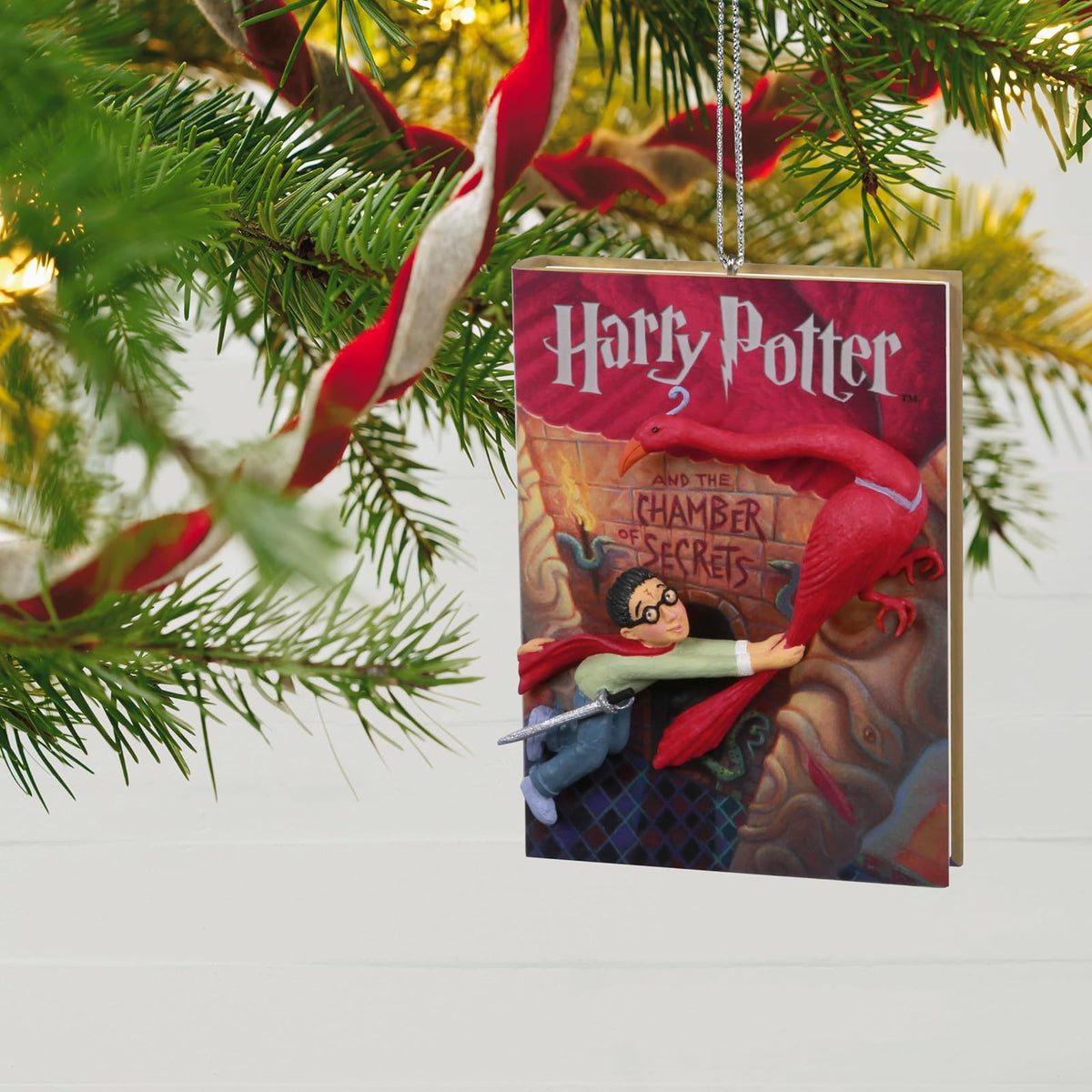 Hallmark - Adornos de Navidad de Recuerdo de Harry Potter y la Cámara de los Secretos, Regalos para los Fans de Harry Potter
