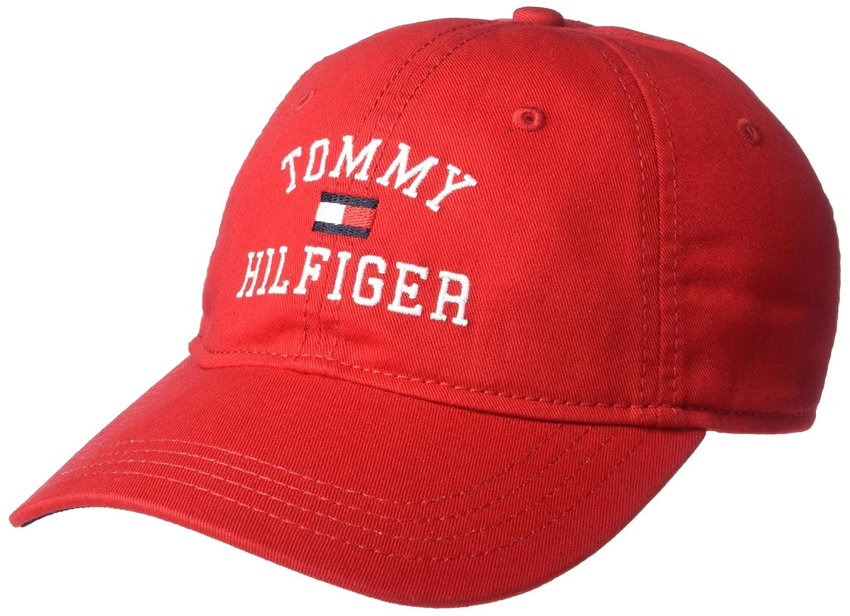 Tommy Hilfiger Tommy Adjustable Baseball Cap Gorra de béisbol Hombre - Talla Única - Manzana roja