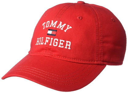 Tommy Hilfiger Tommy Adjustable Baseball Cap Gorra de béisbol Hombre - Talla Única - Manzana roja