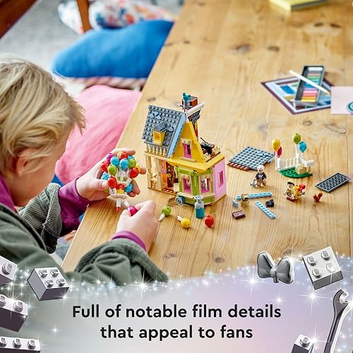 LEGO Set de Juguetes de construcción Disney y Pixar 43217 Casa de “Up”; Regalo Inspirado en la película para Fans a Partir de 9 años (598 Piezas)