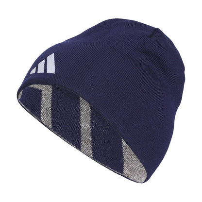 adidas Reversible Skully Beanie, Standard Fit Skull Cap/Hat for Winter Gorro para Clima frío Hombre - Talla Única - Azul oscuro - Gris Cuatro grises Dos - Blanco - Skully