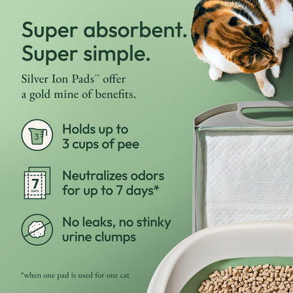 Purina Tidy Sistema de Arena para Gatos, Breeze Extra Fuerte, Pellets de Arena Mejorada y Almohadillas de Repuesto para Gatos