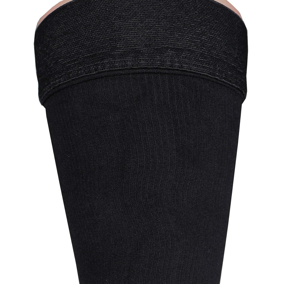 Truform Compression Socks, 20-30 Mmhg, Men's Dress Socks, Thigh High Over Knee Length Black, Pack of 1