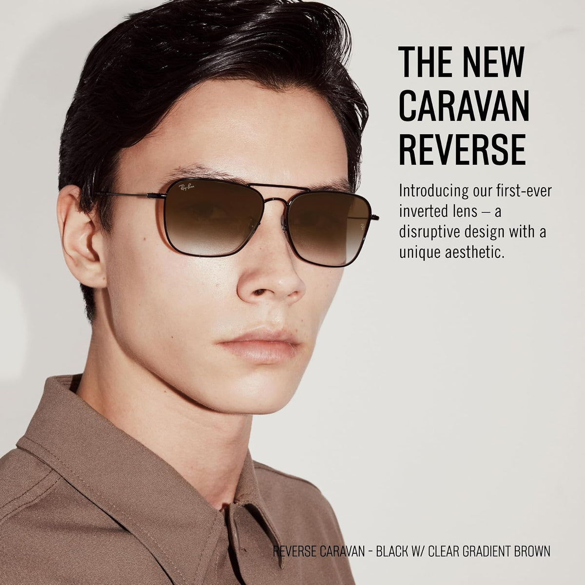 Ray-Ban 0RBR0102S CARAVAN REVERSE Gafas Unisex adulto