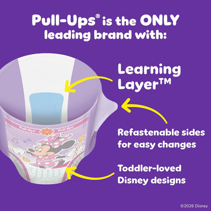 Pull-Ups Learning Designs Pantalones de entrenamiento para niñas, 2T-3T, 23 unidades